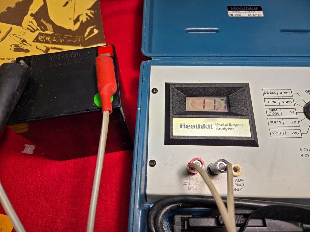 Heathkit Portable Digital Engine Analyzer CM-1551