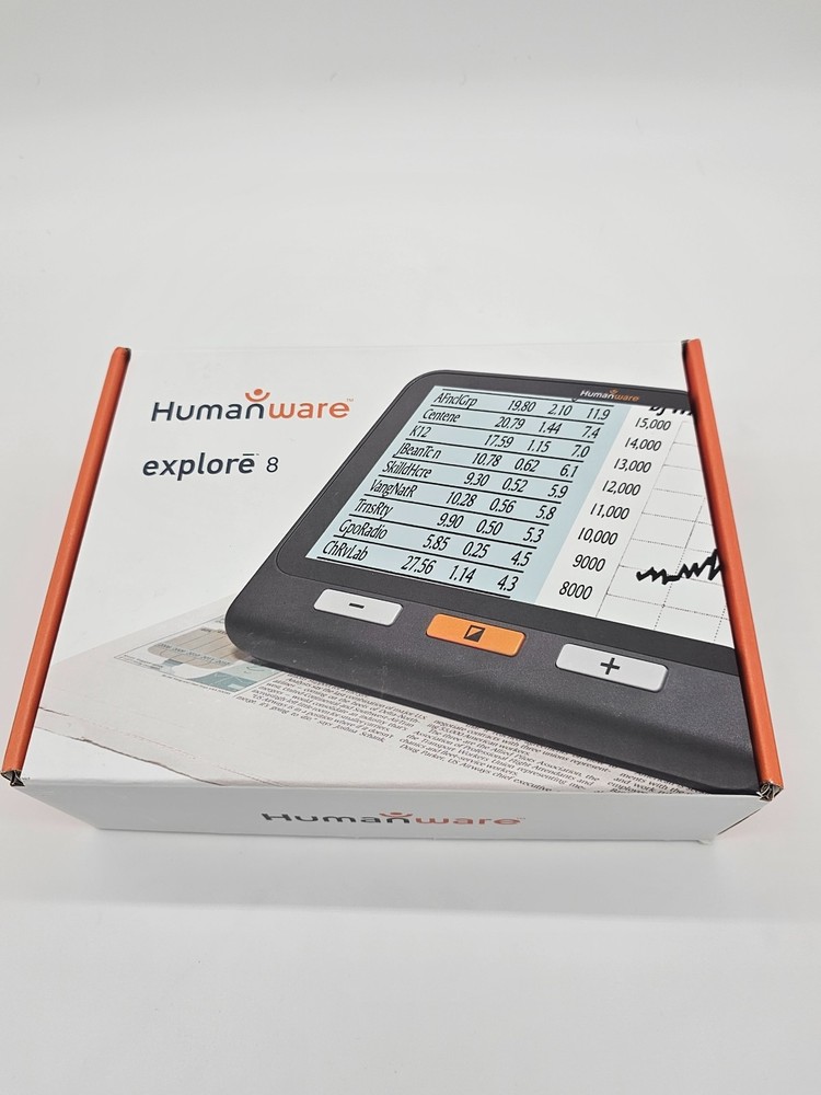 Humanware Explore 8 8" Digital Magnifier Dual 21MP Camera Mint