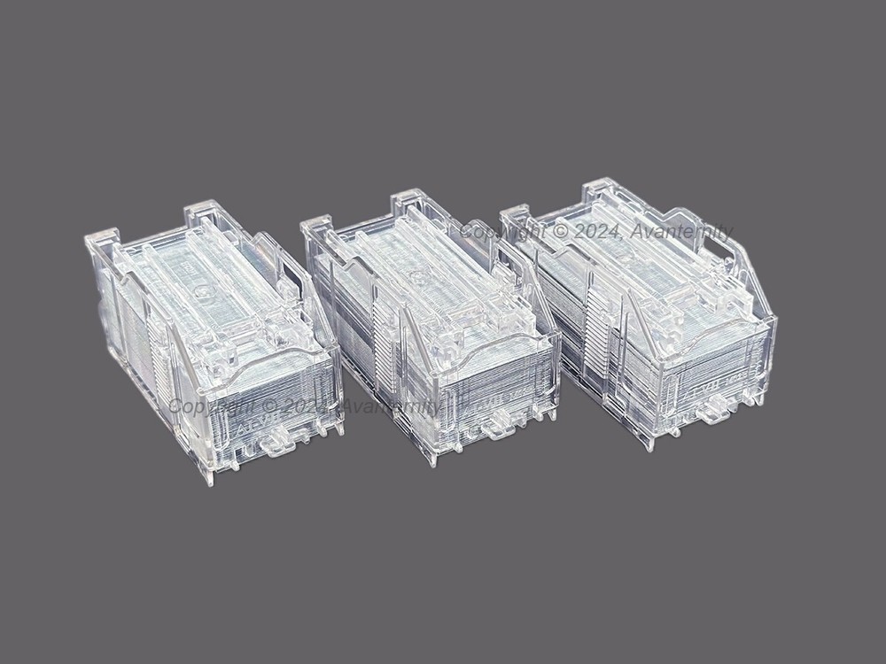 Compatible Sharp MX-SCX1 Staple. 1 Box. Total 3 Cartridges, 15k Staples Yield