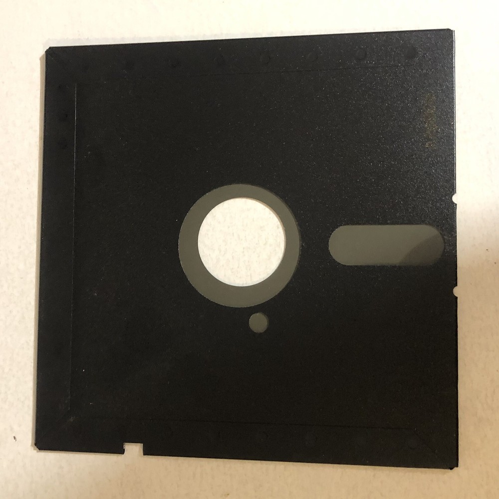 Vintage Maxell 2S Black Floppy Disk