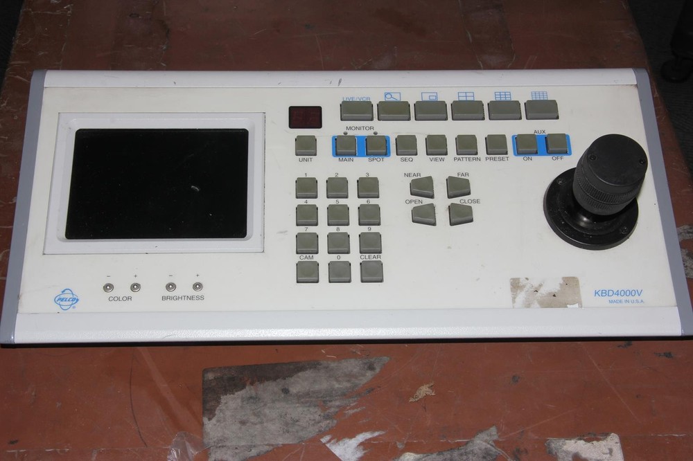 PELCO KBD4000V Full-function Keyboard Controller with Variable Speed Joystick