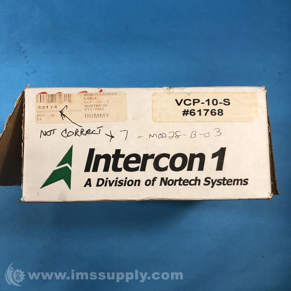 Intercon Inc VCP-10-S Camera Cable FNOB