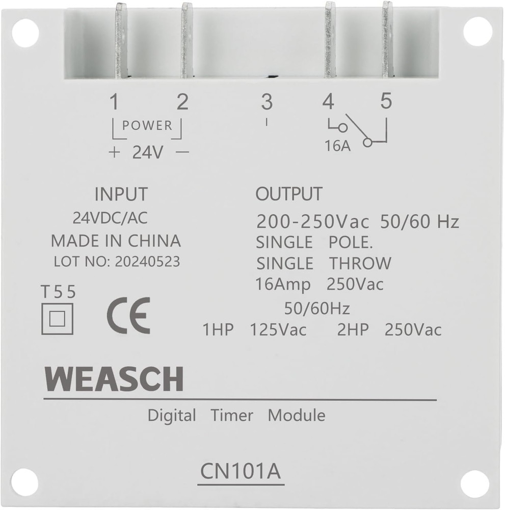 Timer Switch, CN101A, DC/AC 24V 16Amp, Digital LCD Power Programmable Timer Time