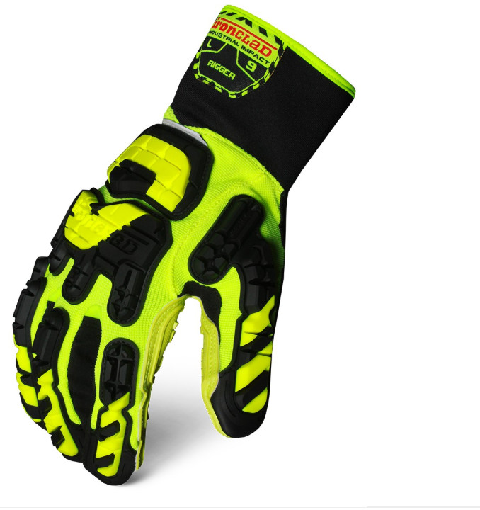 IronClad VIB-RIG Vibram HI-VIZ Glove (Yellow) - Select Size
