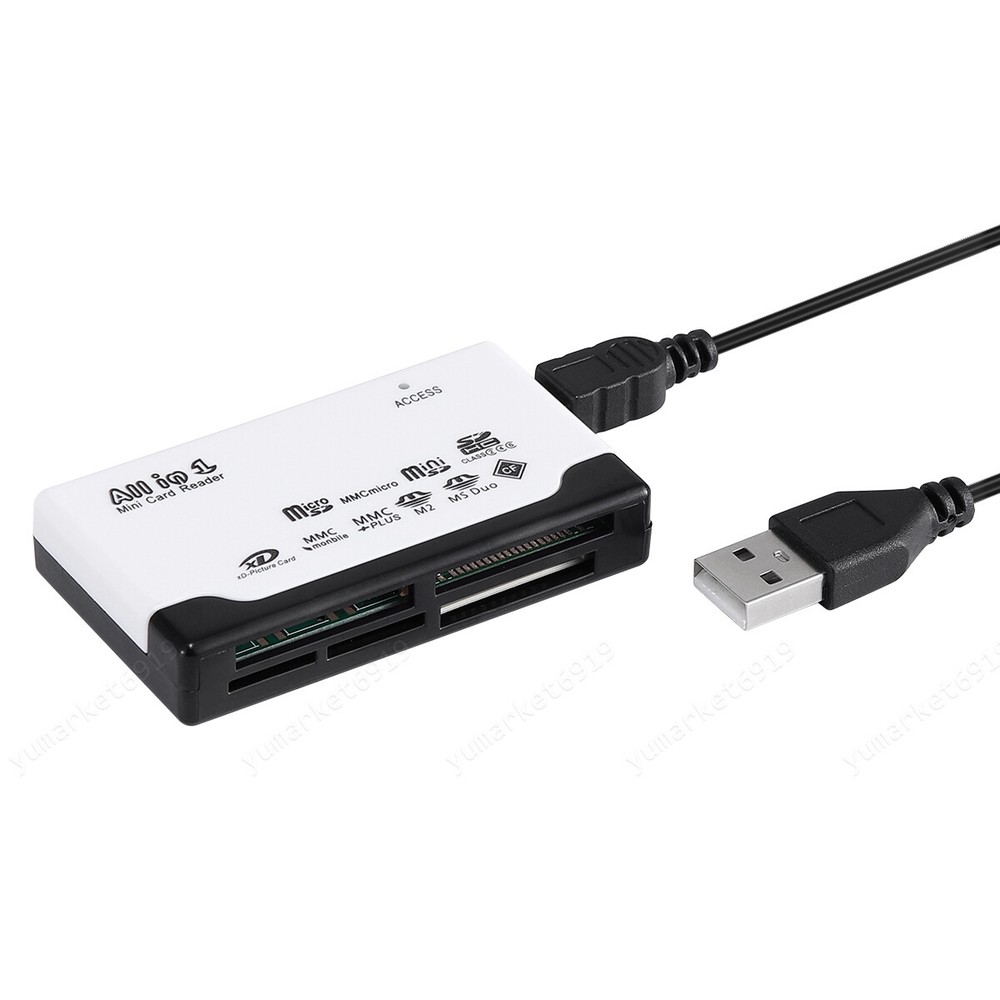 Type C Micro SD TF CF Card Reader USB 2.0 Smart Memory Adapter Laptop Computer