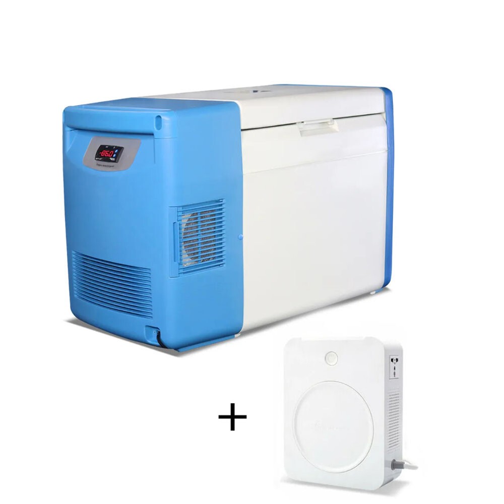 Lab -86° 20L Portable Ultra Low Temperature Freezer Samples Storage Refrigerator