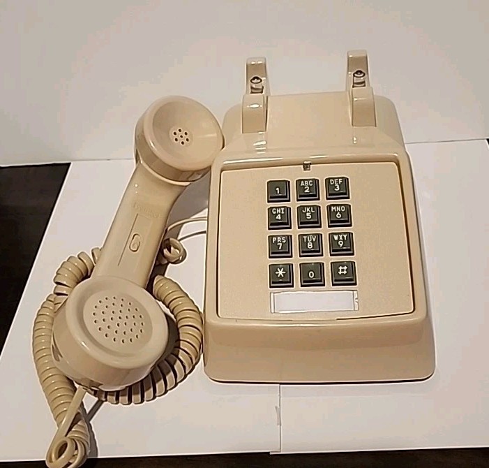 Cortelco 250044-VBA-20MD Single Line Desk Telephone - Ash - Untested