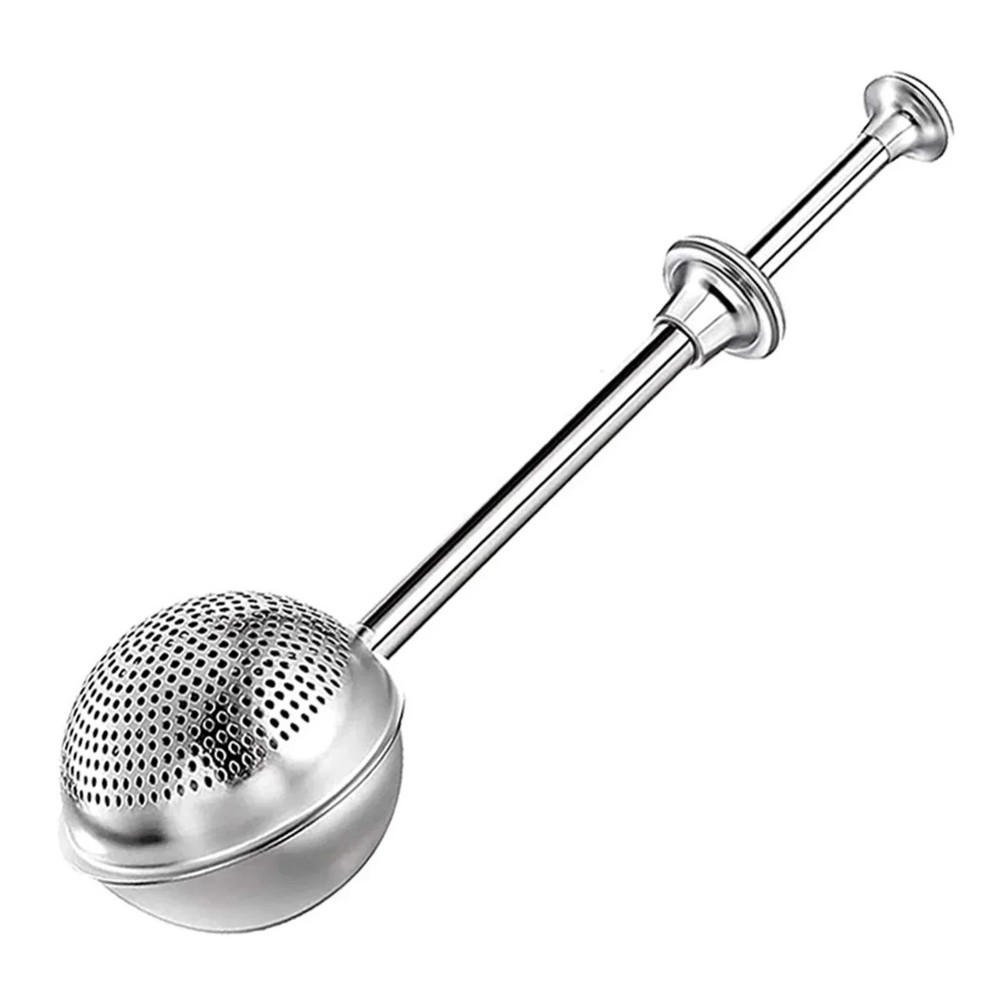 Long-Handle Tea Infuser – Stainless Steel Reusable Strainer for Loose Leaf