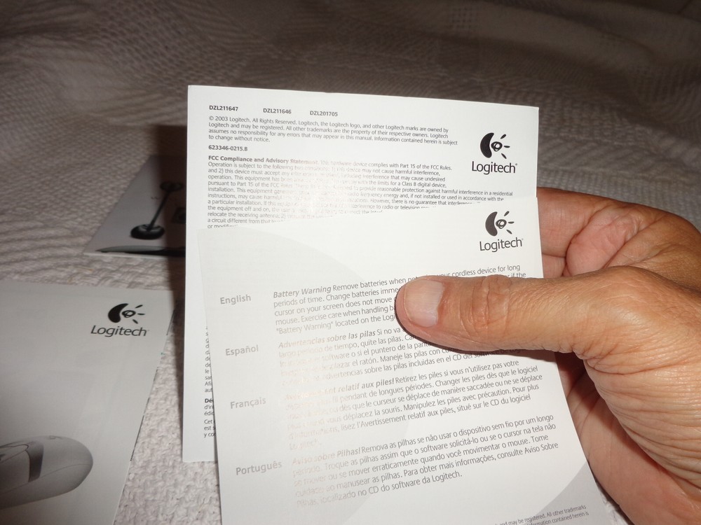 logitech mouseware 9.79.1/ 9.73.1 disc.