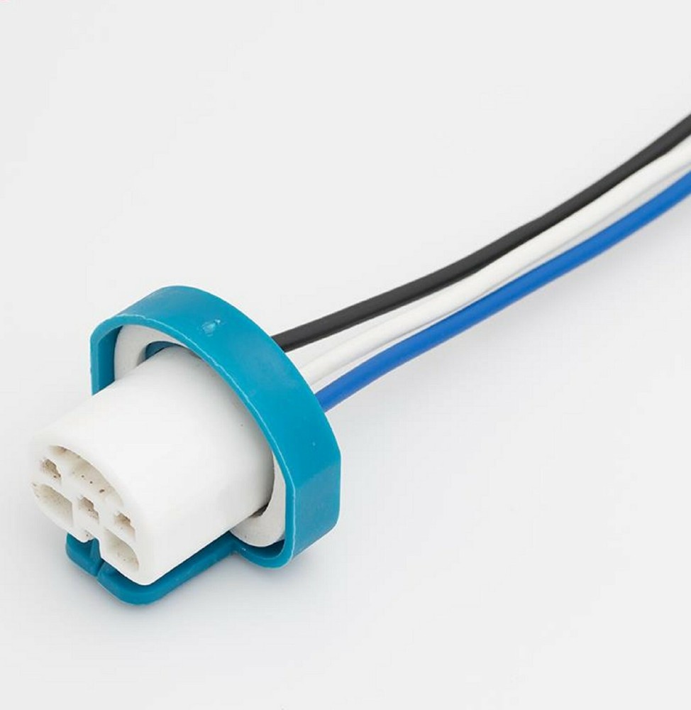 Wire Pigtail Female Ceramic 9007 HB5 Head Light Bulb Lamp Socket High Low Beam