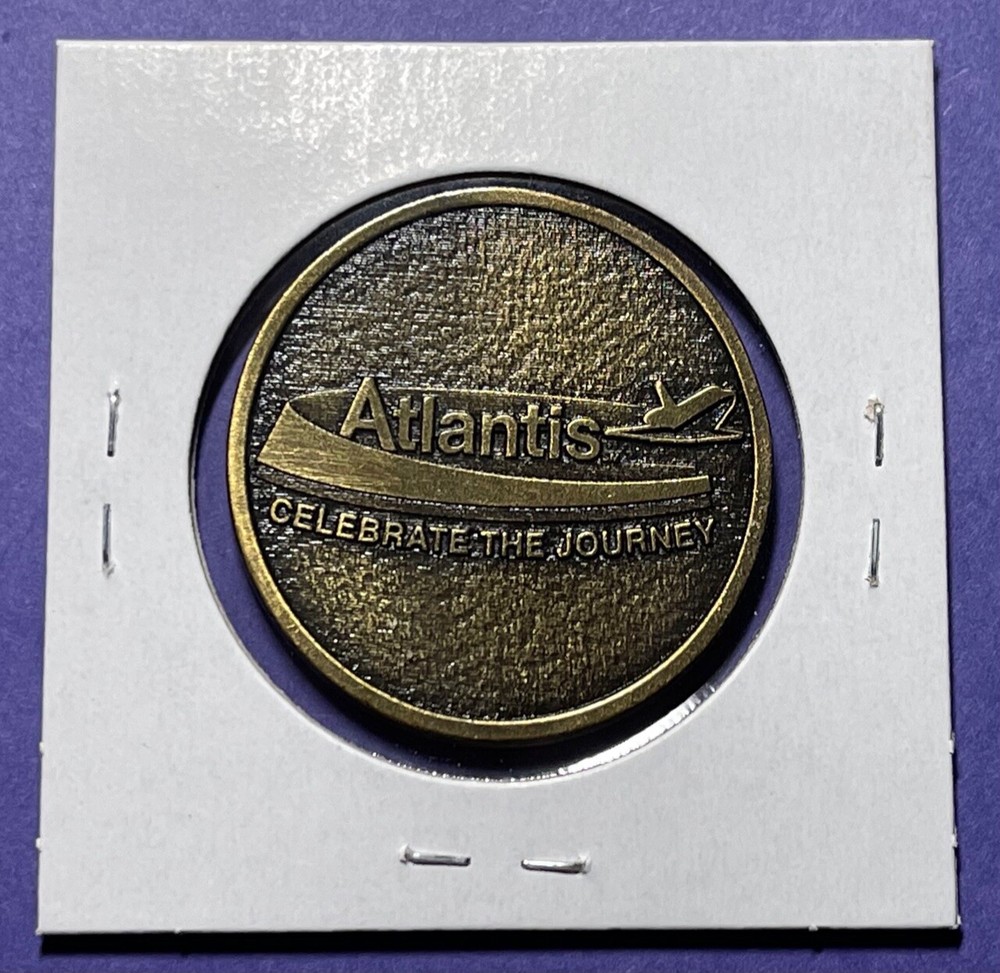KSC SPACE SHUTTLE ATLANTIS 2012 ROLLOVER COMMEMORATIVE COIN