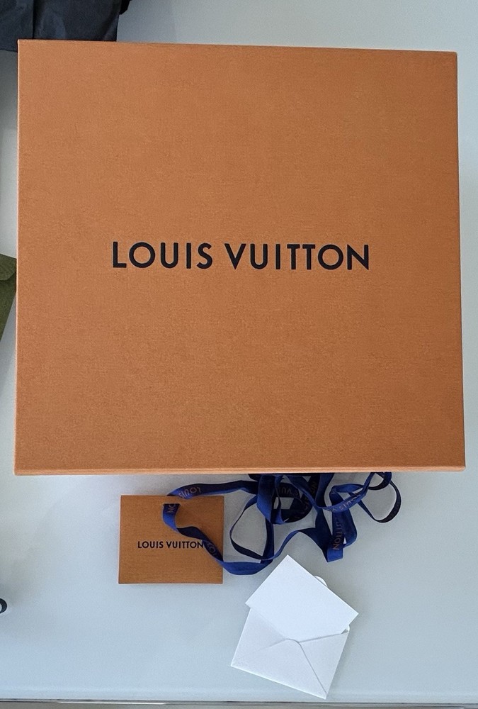 empty designer boxes - Chanel, Gucci, And Louis Vuitton. Various sizes