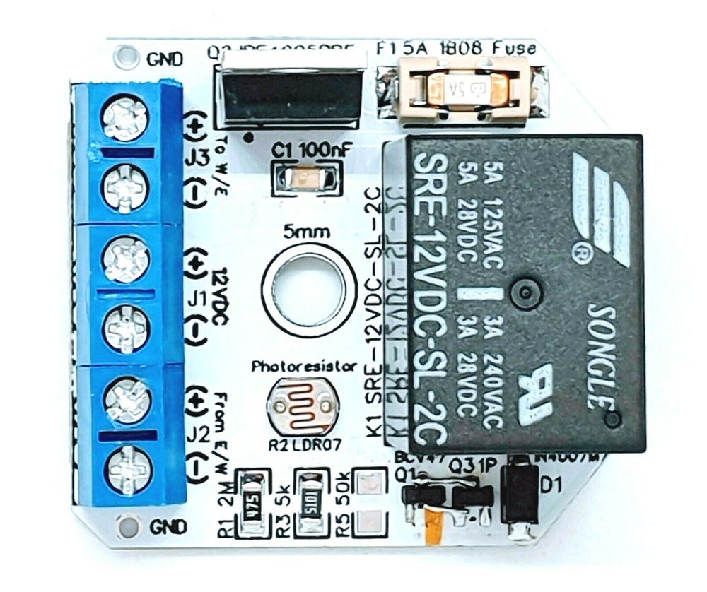 12V 5Amp West East Auto Sensor Night DIY PV Panel Sun Tracking Controller Board