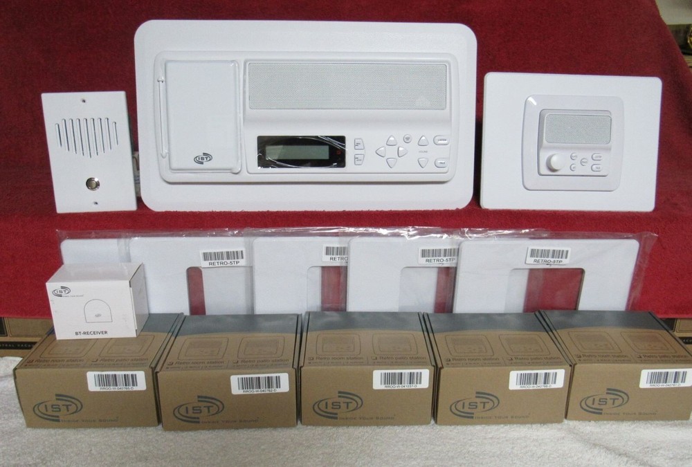 Horizontal RETRO 6 Room MHPAC includes Bluetooth Intrasonic Home Intercom