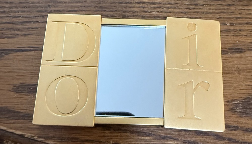 NEW DIOR Pull Apart Purse Hand Mirror