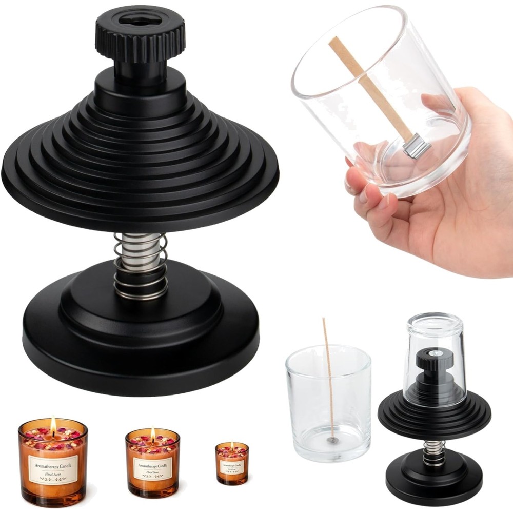 Candle Making Essential – Adjustable Wick Holder for Straight & Centered Wicks