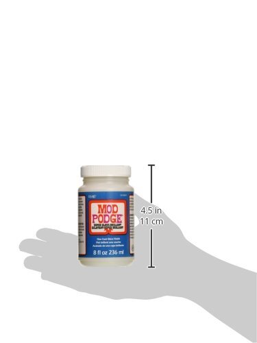 Mod Podge Super Gloss Multi Surface Decoupage Glue 8 Oz Clear Finish