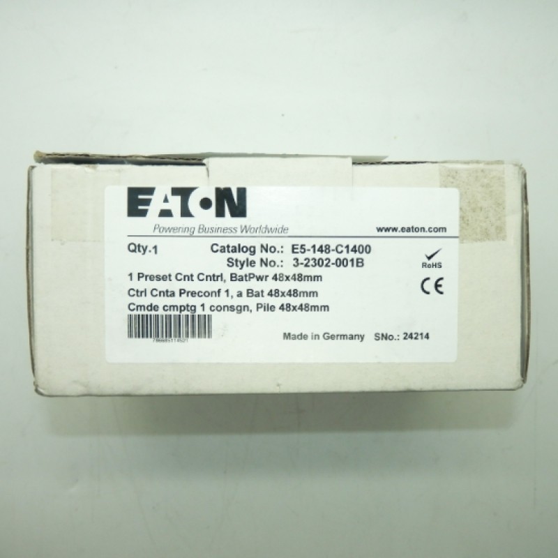 Eaton E5-148-C1400 6 Digit LCD Panel Meter