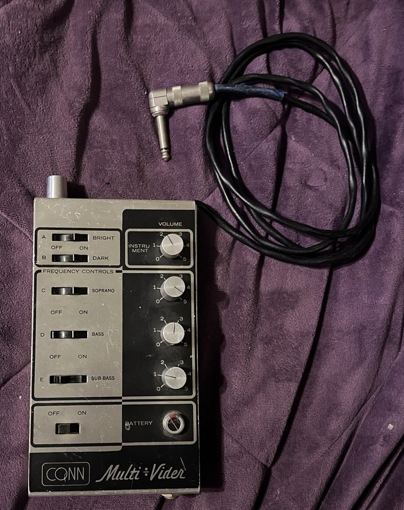 Vintage Conn Multi Vider by Jordan Electronics Multi Effects Working