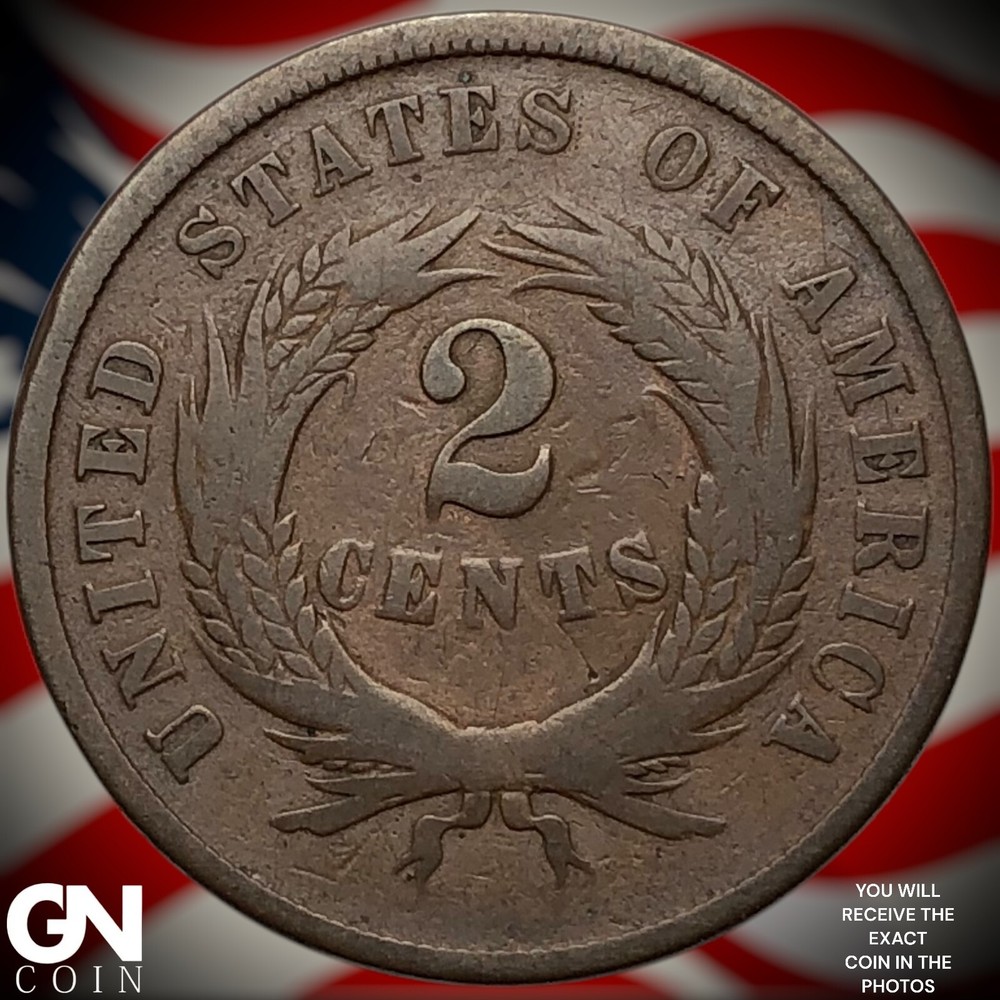 1864 2 Cent Piece Y8286