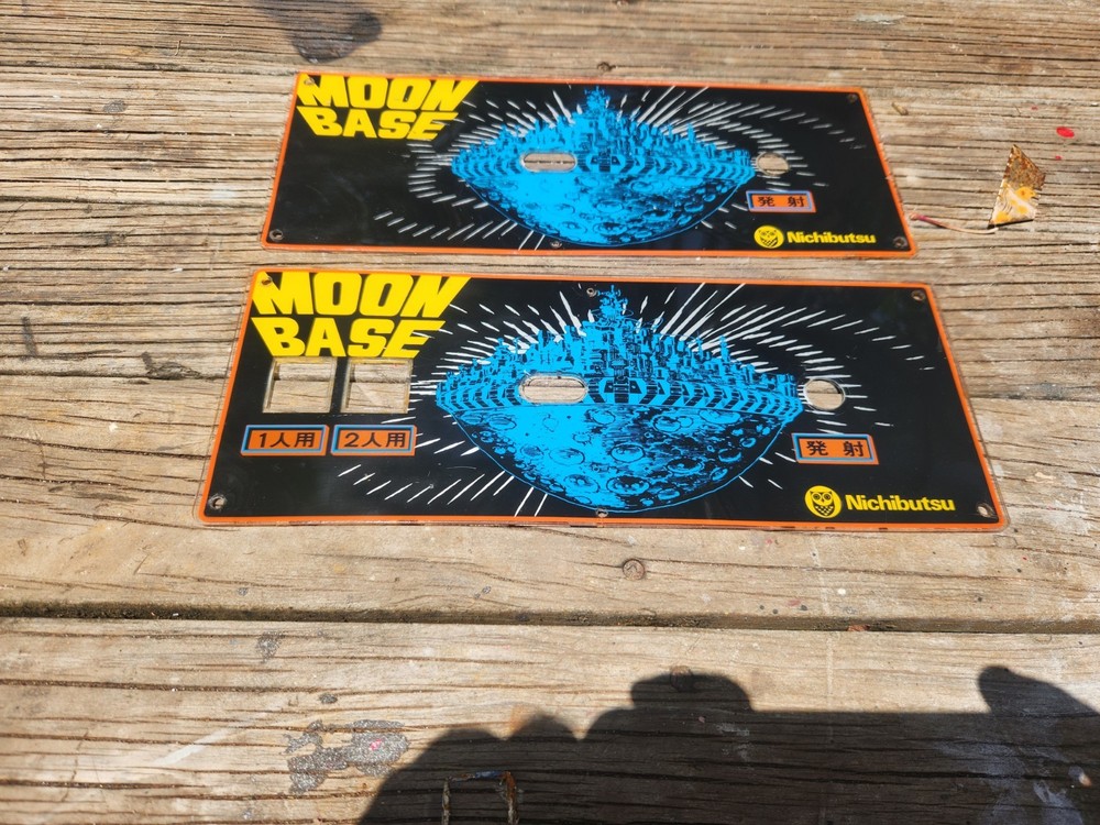 Nichibutsu Arcade Table Control Panel Plastics