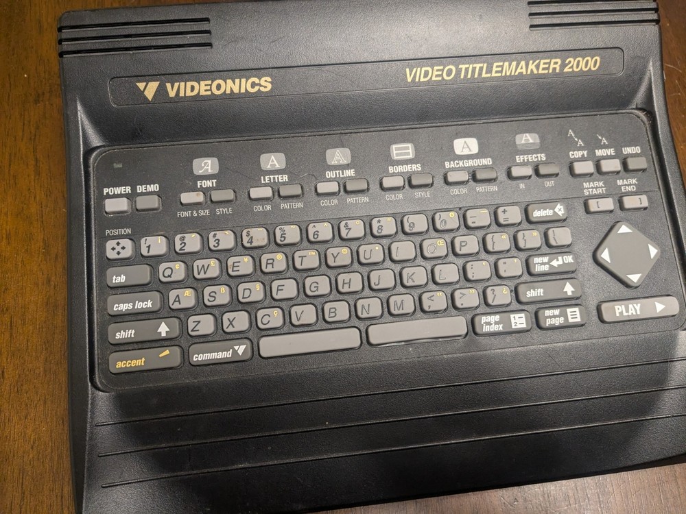 Videonics Video Titlemaker 2000 NTSC - As-Is