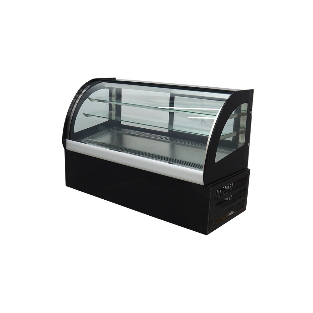 220V Desktop Refrigerated Cake Display Cabinet 3 Layers Bakery Showcase