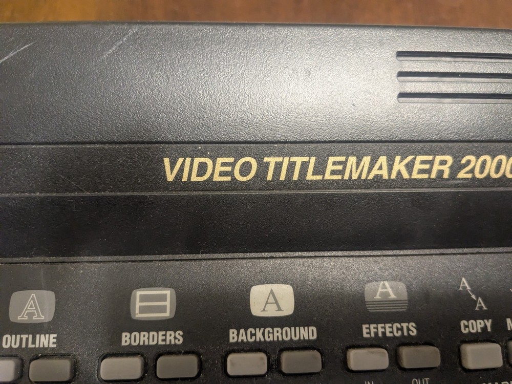 Videonics Video Titlemaker 2000 NTSC - As-Is