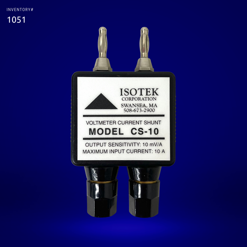 IsoTek CS-10 Voltmeter Current Shunt Input 10a - Output 10mv/a