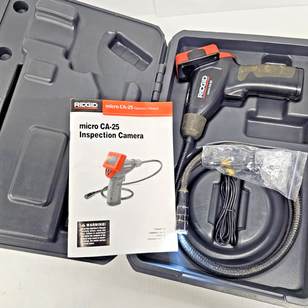 RIDGID CA-25 Micro Visual Inspection & Diagnostic Handheld Camera w/ 2.7" Screen