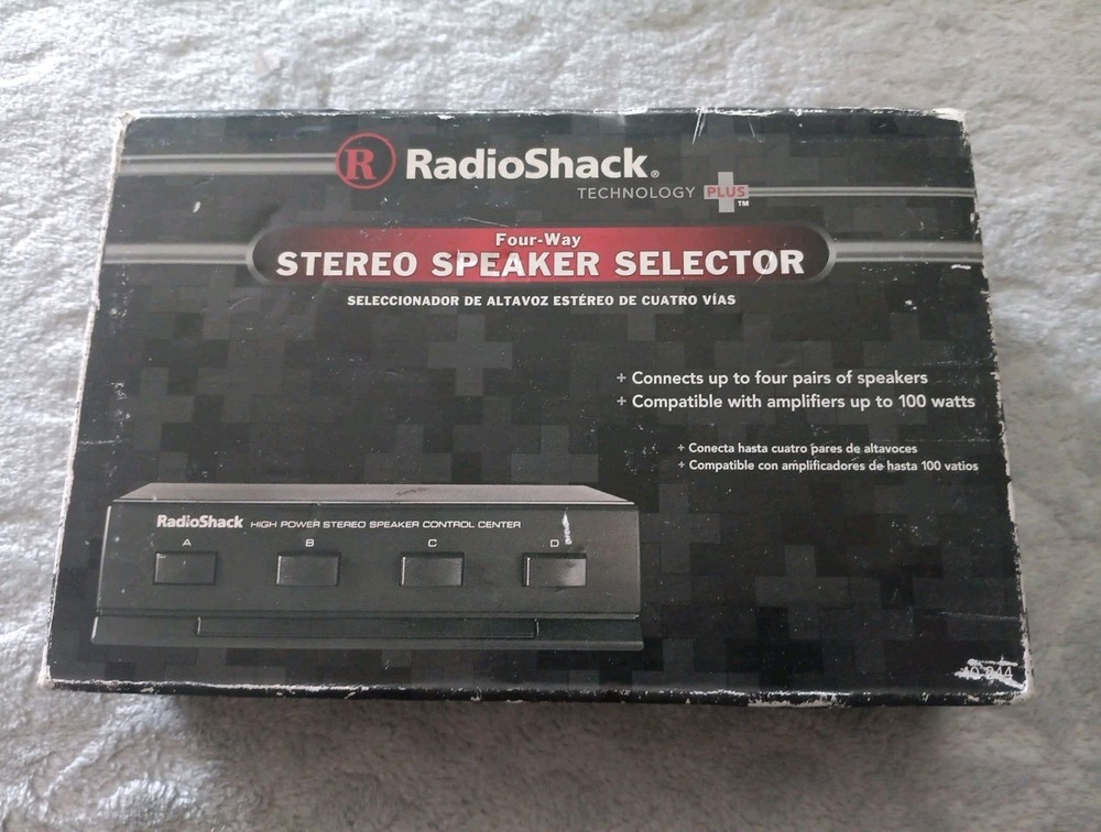 Radio Shack Four-Way STEREO SPEAKER SELECTOR