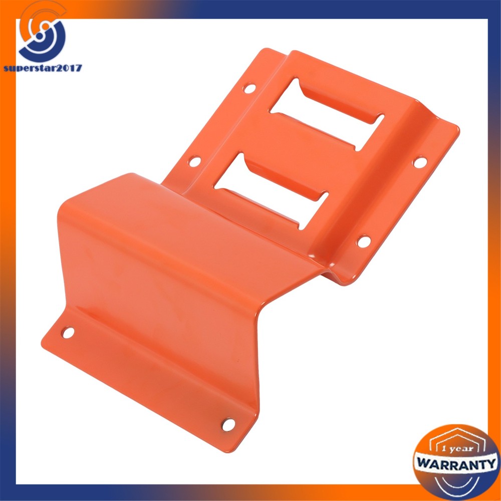 Orange Wheel Chock And 8ft Ratchet Strap Kit For E Track System Polyester