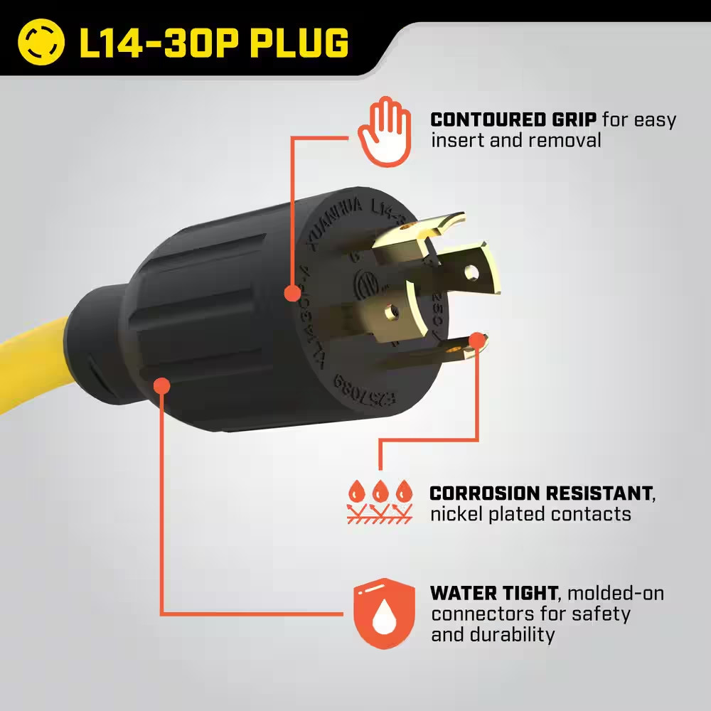 3 Ft. 240-Volt Y Adapter