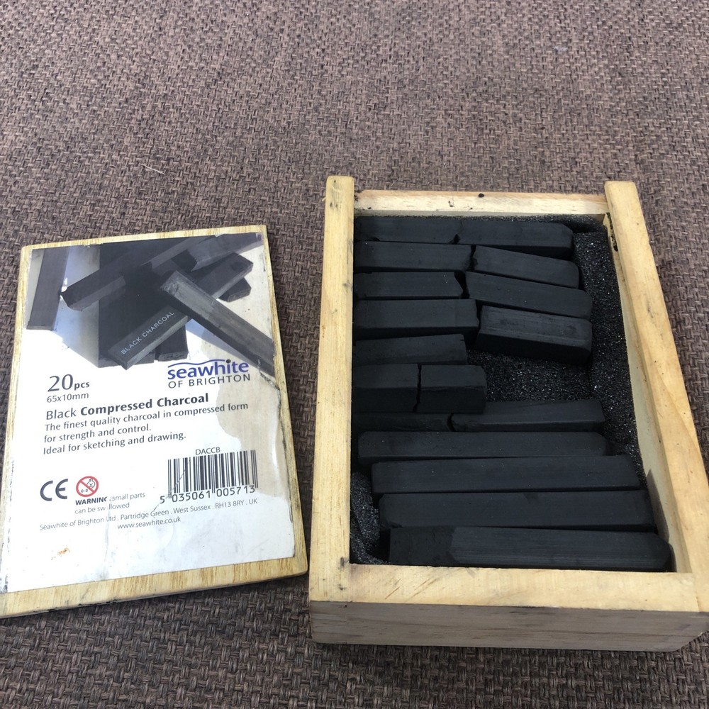 Seawhite Compressed Charcoal Sticks 20pcs Box
