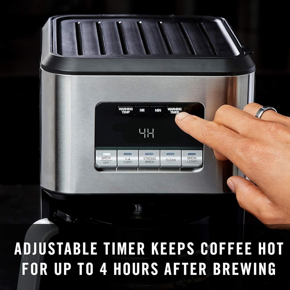 High-Performance 14-Cup Coffee Maker - Programmable & Warming Plate Options