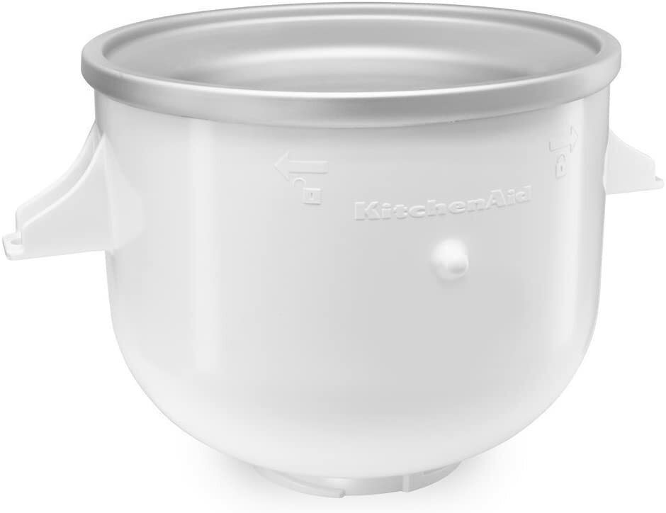 New KitchenAid KICA Ice Cream Maker Attachment Accessory, White
