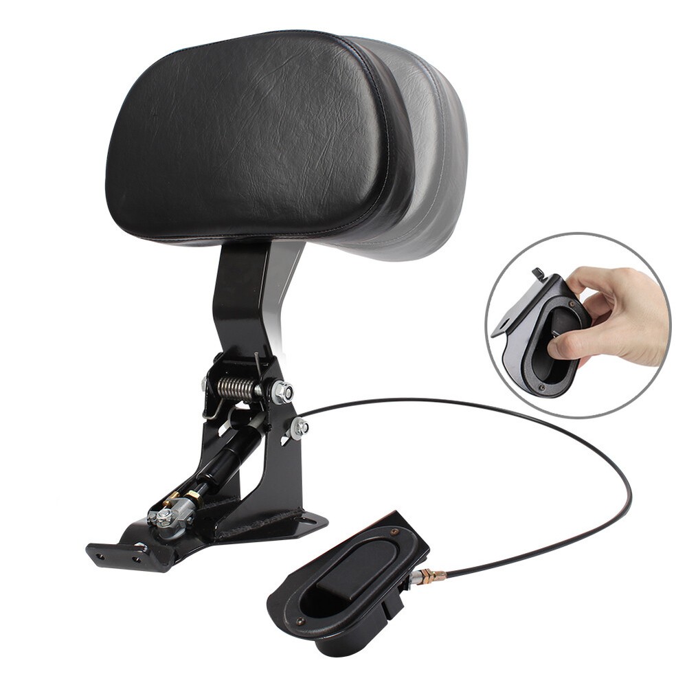 Adjustable Driver Backrest Pad Mounting Kit For Harley Touring Road Glide 2009+