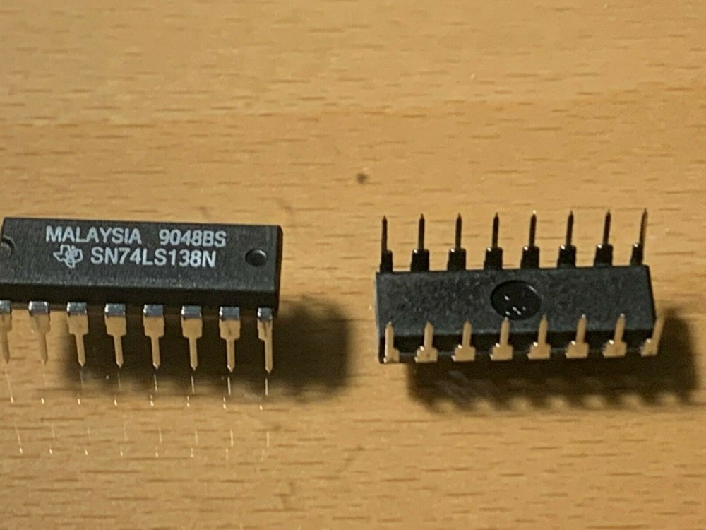 SN74LS138N - TI IC - 3-8 LINE DECODER/DEMUX, 16-PDIP.