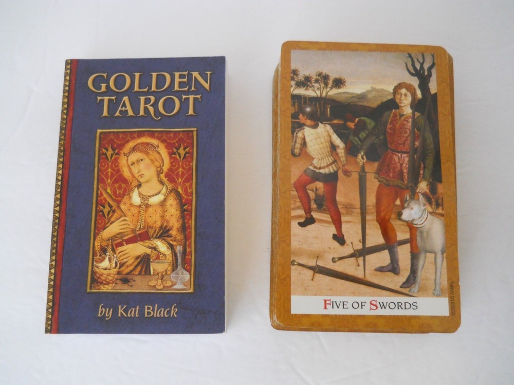 2003 Golden Tarot Deck Boxed Set
