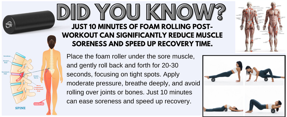 Invincible Fitn 17'' EPP Fo Roller for Deep Tissue Massa – Enhance