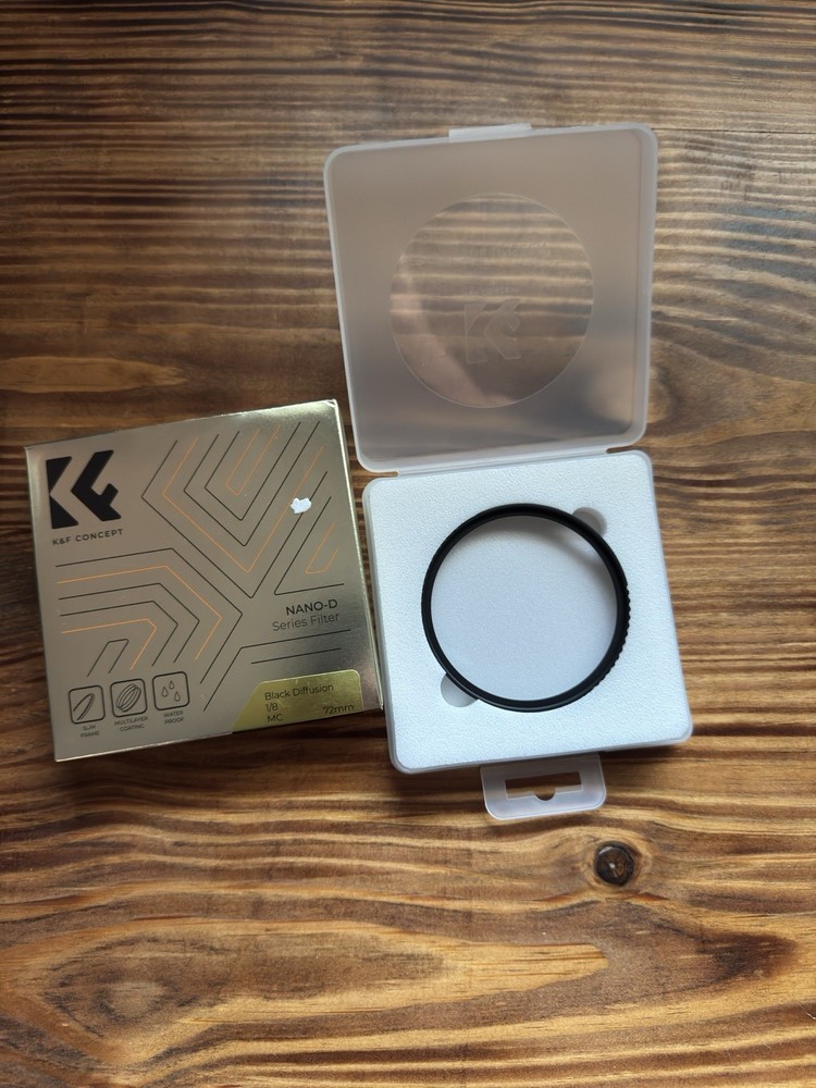 K&F 72mm Black diffusion Filter 1/4