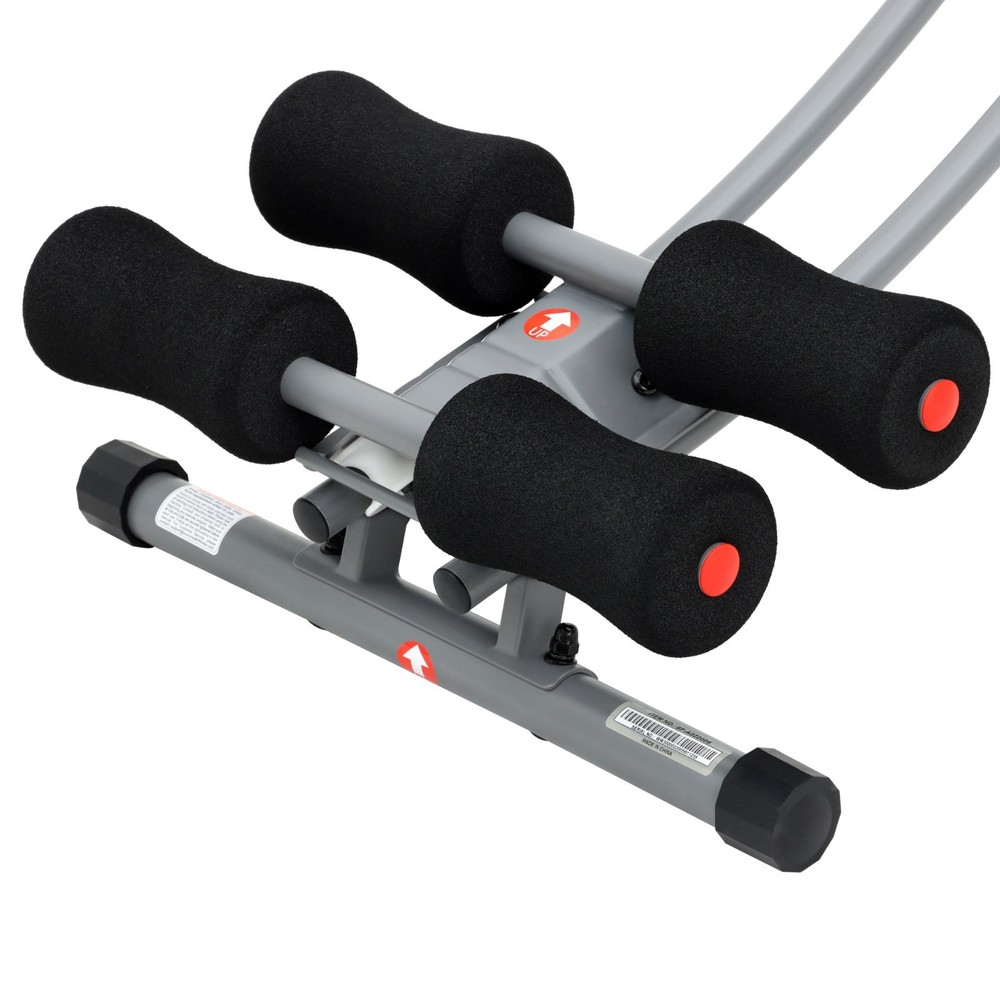 Ab Abdominal Exercise Machine Roller Waist Trainer with Elbow Support Foldable