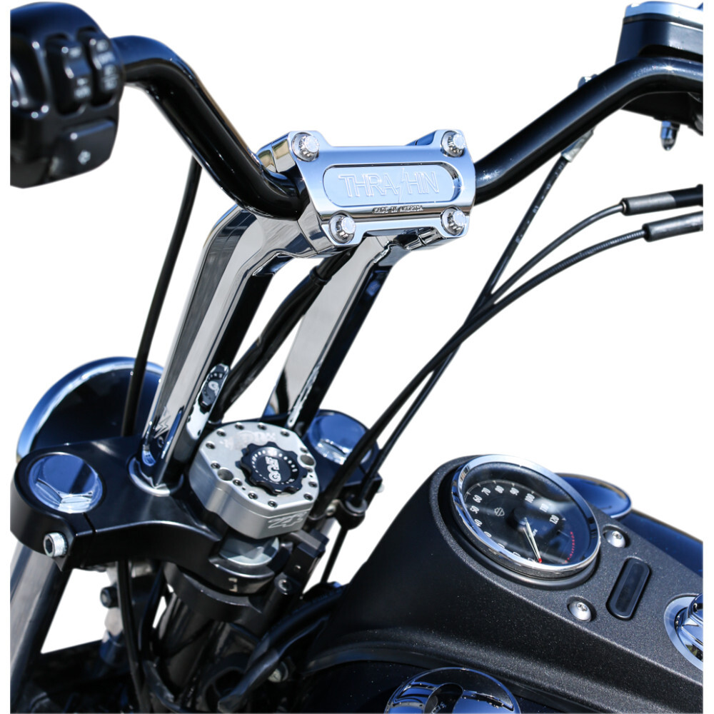 Thrashin Supply Co Chrome 9-1/2" Pullback Handlebar Riser | TSC-9525-3