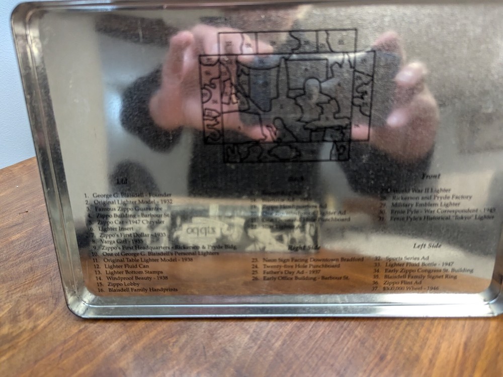 ZIPPO LIGHTER COLLECTABLE VINTAGE TIN