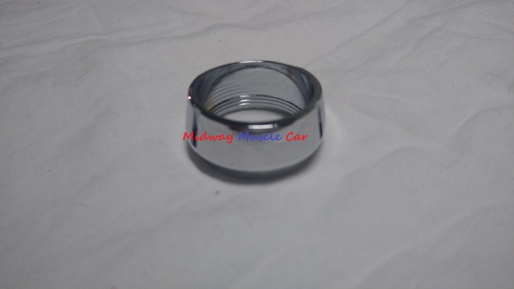 ignition switch Chrome retaining nut Chevy Chevelle Impala II Nova Camaro 442