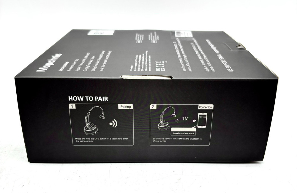 Mopchnic Wireless Bluetooth Computer Headset Model KH113M - Black