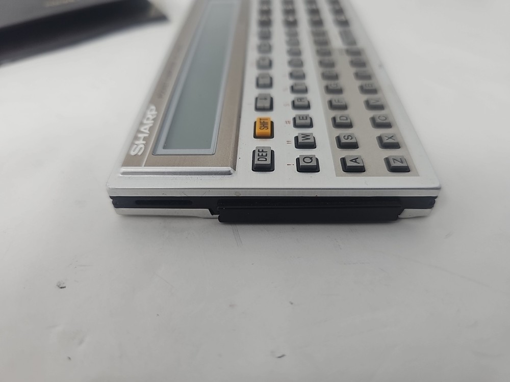 Sharp PC-1250A Pocket Computer w/ Case Tested Works