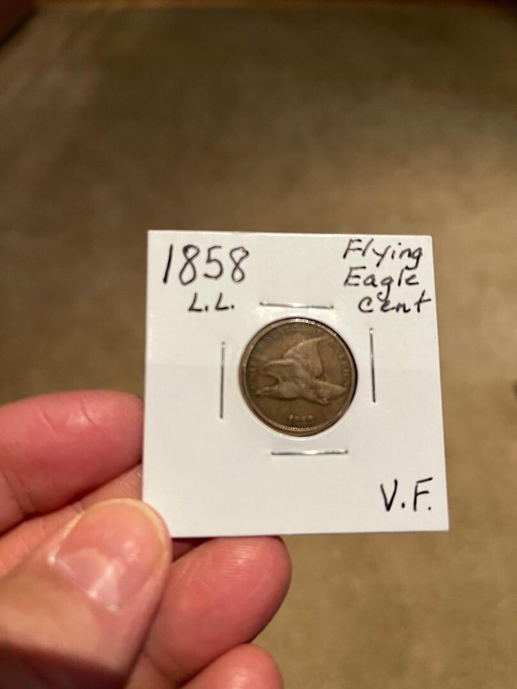 1858 LL Flying Eagle Cent