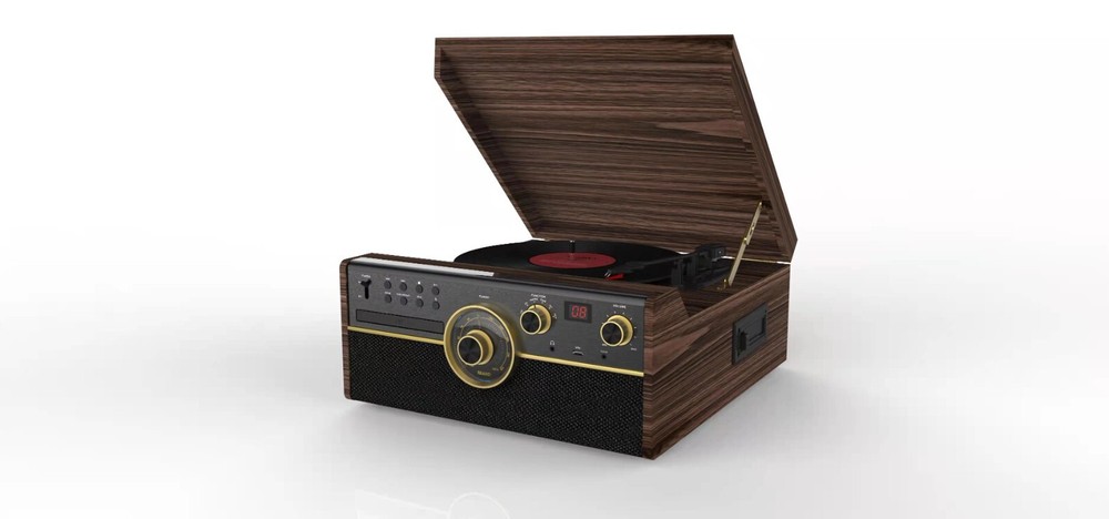 TechPlay Cyclops High Power System, Turntable, Cassette/CD W/Dual Bluetooth