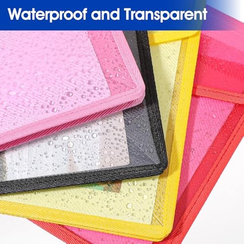 Molain 10 Pack Plastic Expanding File Folders, A4 Size Waterproof Documents